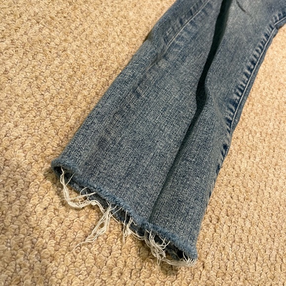 MOTHER High Waisted Rascal Ankle Fray Jeans - Picture 8 of 15